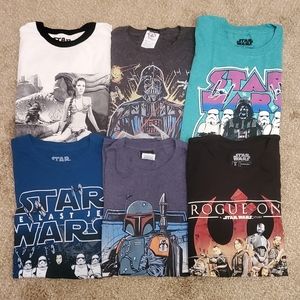 Star Wars T-shirt Lot of 6